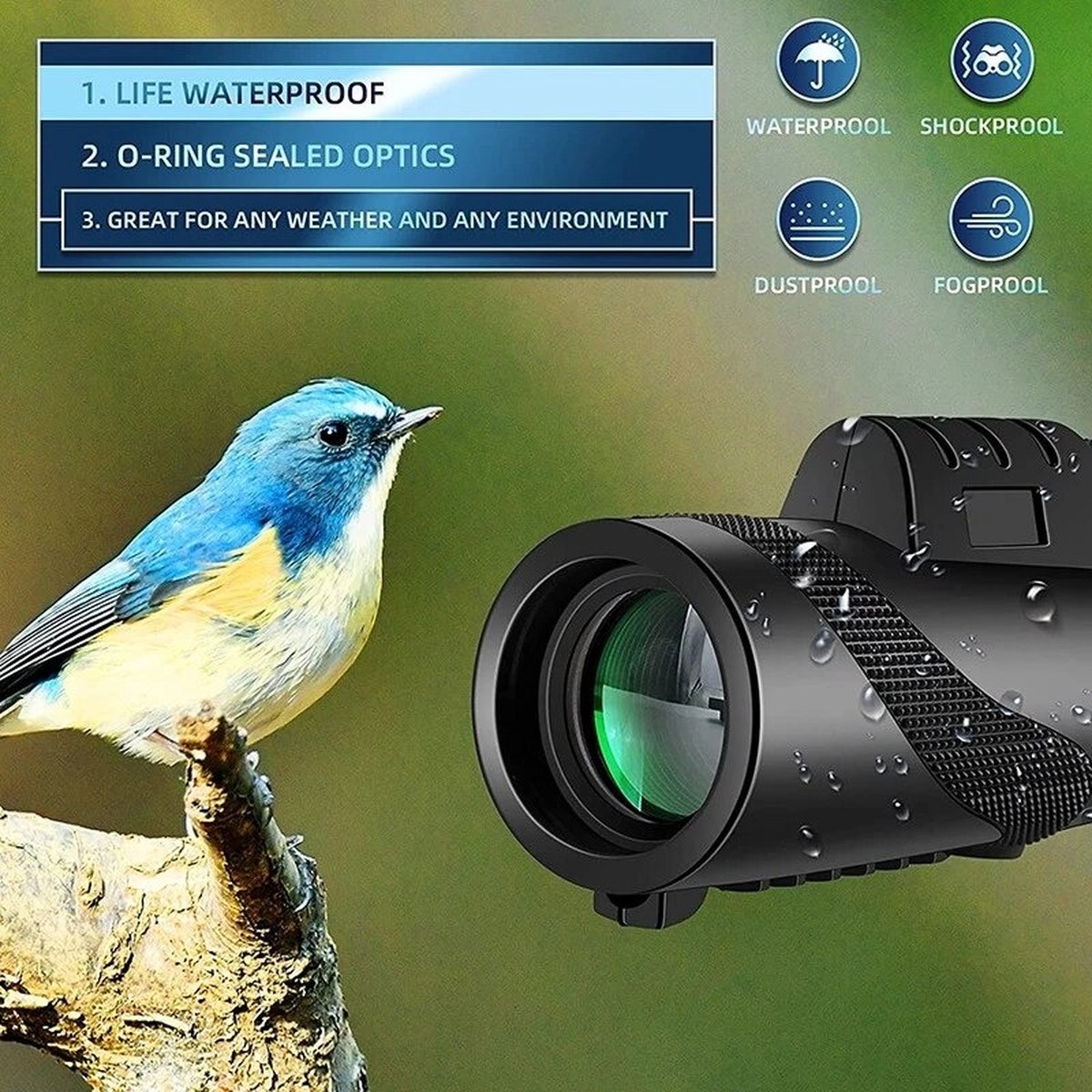 Draagbare Zoom HD 5000M Telescoop Verre Afstand Mini Krachtige Telescoop Sport Reizen Hobby Sterren Hemel Nacht Natuur Telescoop