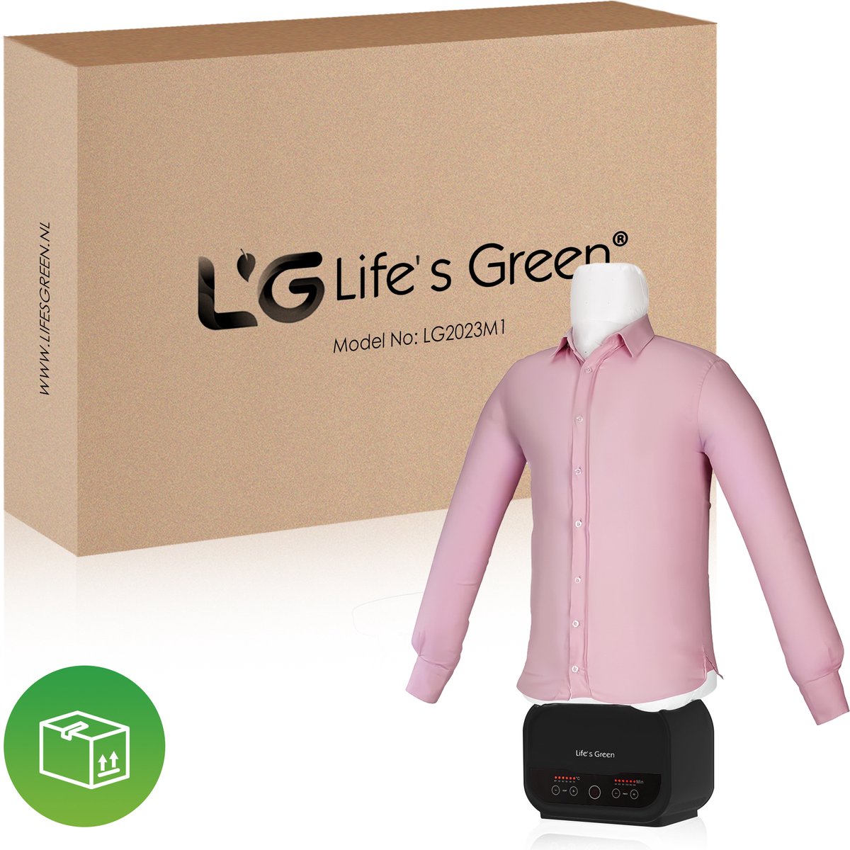 Life's Green® Strijkpop - Strijkmachine - Strijkdroger - Strijkpop Voor Overhemden - Zwart