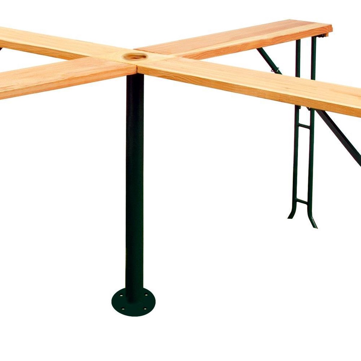 Casaria Tuin-/Statafel XXL – Inklapbaar Weerbestendig – 241x241x104 cm