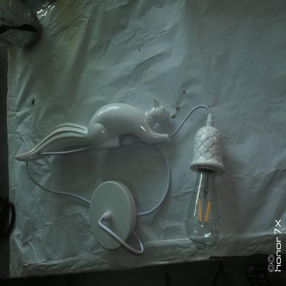 Eekhoorn Hanglamp Wit