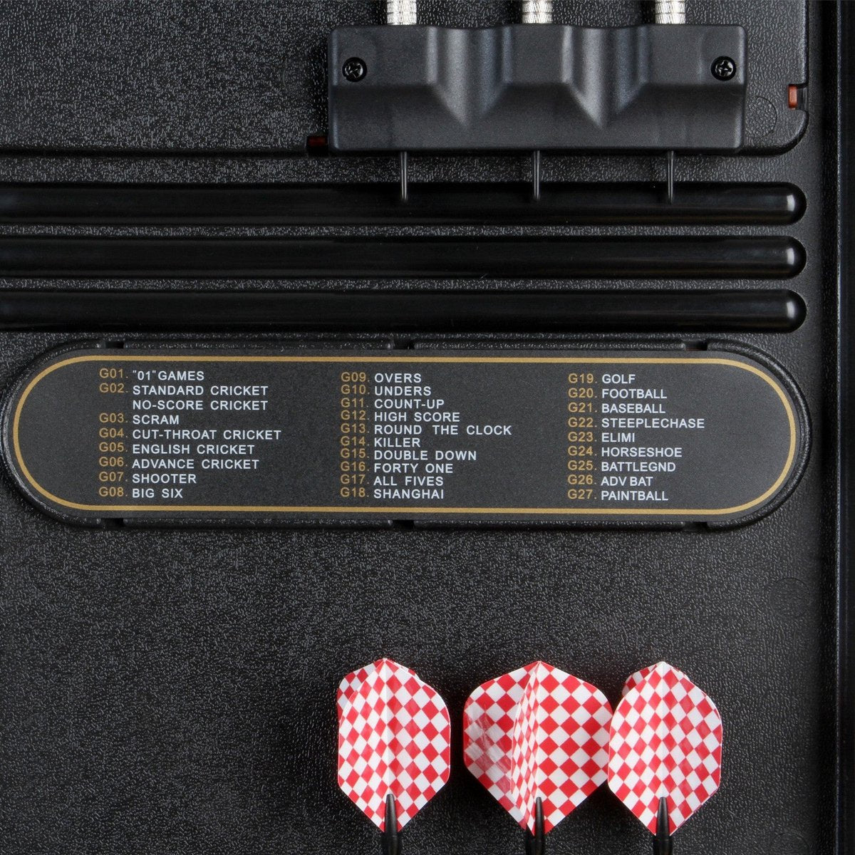 Electronic dartboard - 100 game variations - Incl 12 darts