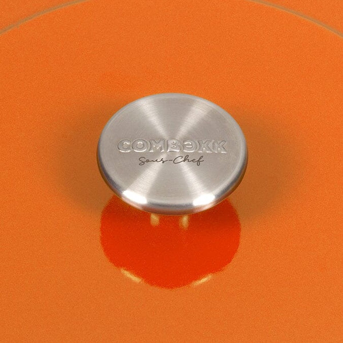 Combekk Sous Chef gietijzeren braadpan - 24cm - oranje
