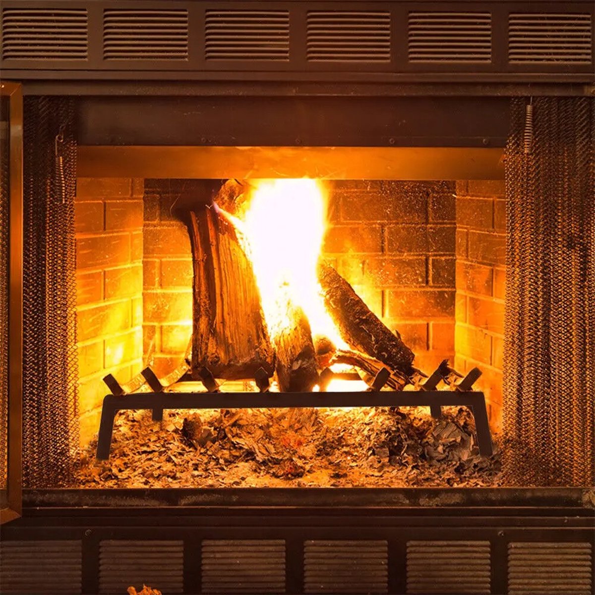 Firewood rack - Wood rack - Indoor firewood rack - Fire grate - Fireplace