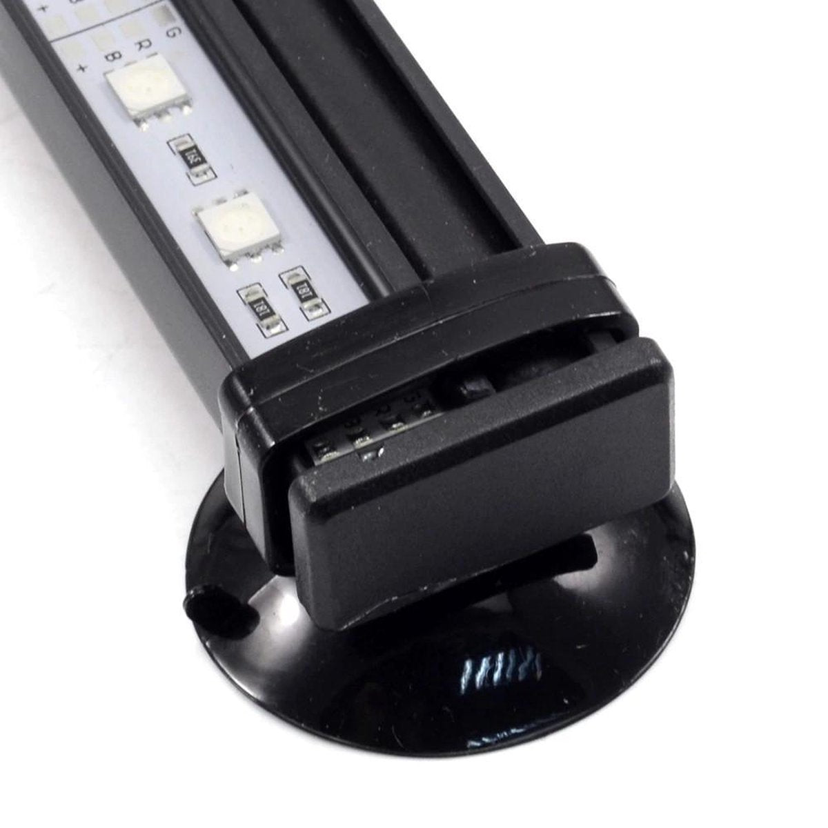 Aquarium RGB-verlichting – 9 leds – 19 cm – met mogelijkheid voor luchtbellen – Wordt geleverd zonder luchtpomp. 4 jaar garantie.