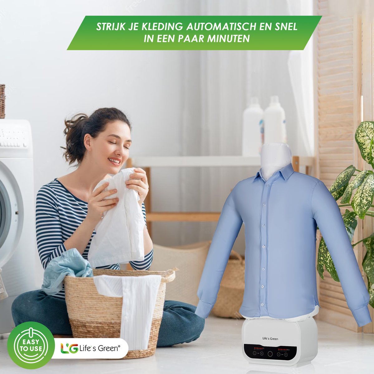 Life's Green® Strijkpop - Strijkmachine - Strijkdroger - Strijkpop Voor Hemden
