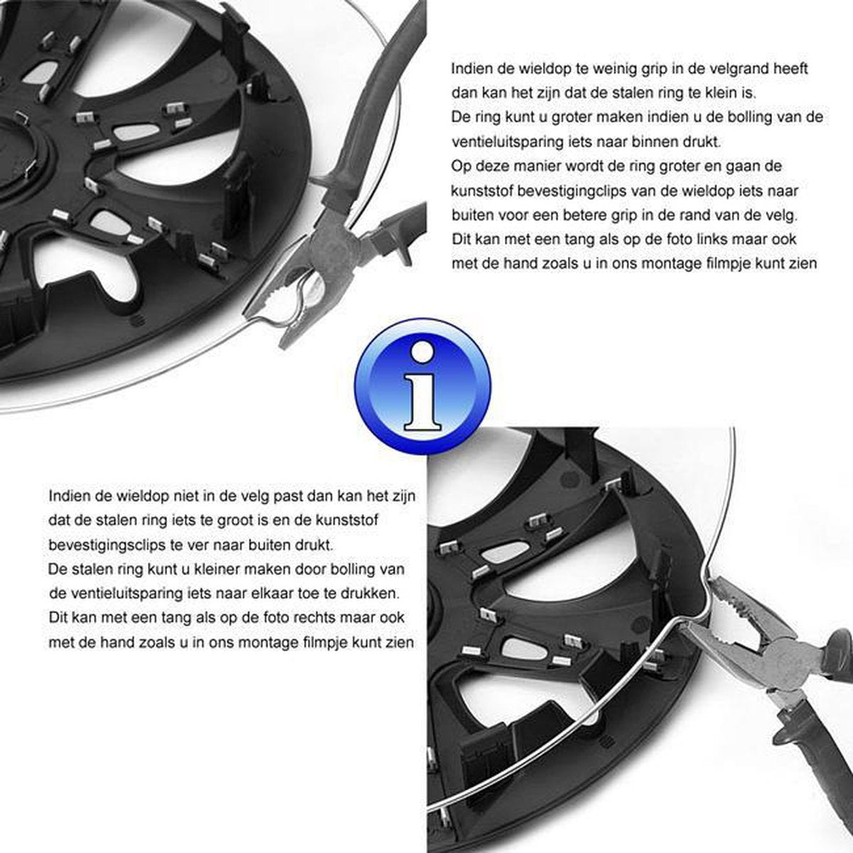 Wheel covers MAXIM-BRR 15 inch black/red rim/ring. Set of 4 pieces in box (please read text!)