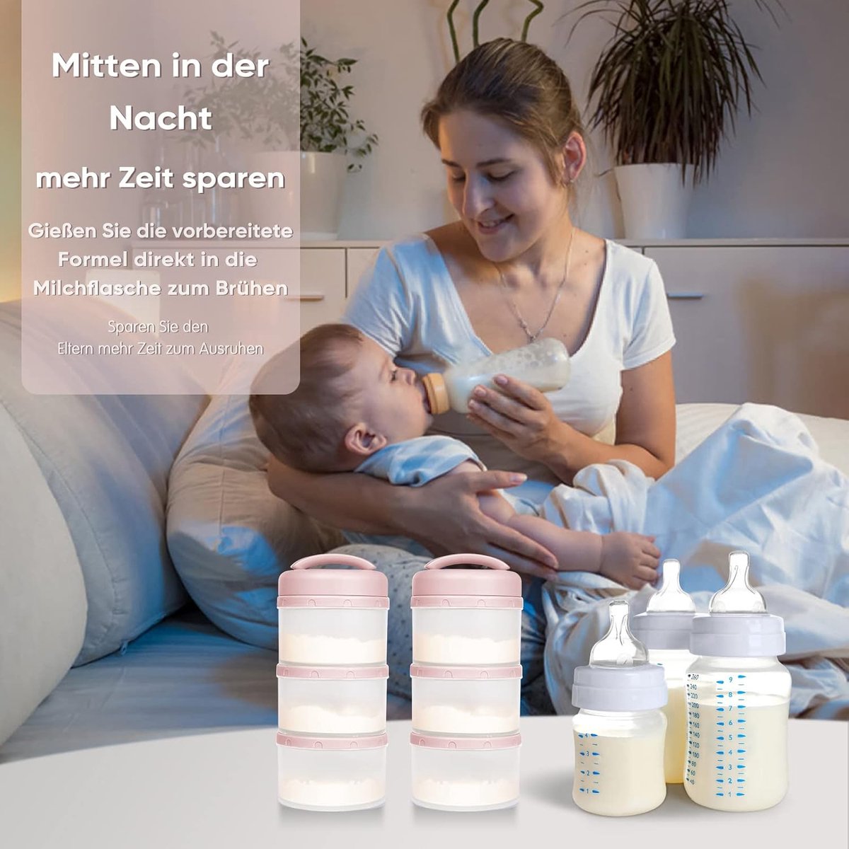 Melkpoeder doseerdoosjes - Melkpoedertoren - Melkpoeder - Bewaardoos - Container - Must have!