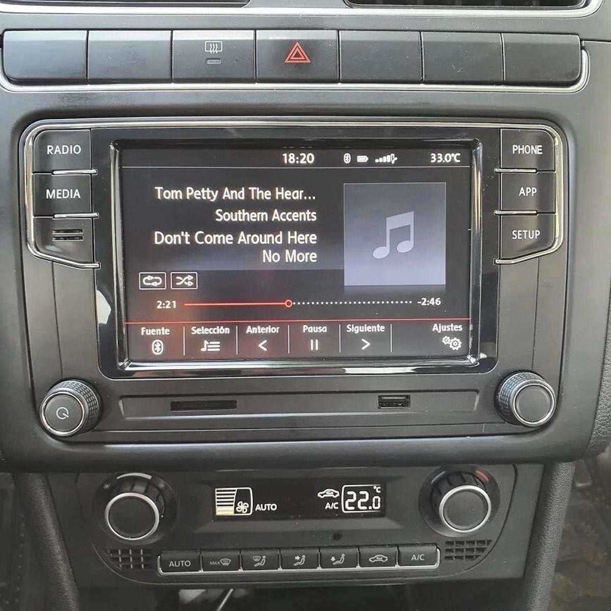 RCD360 Apple CarPlay autoradio voor Volkswagen Polo 6c 2014-2018