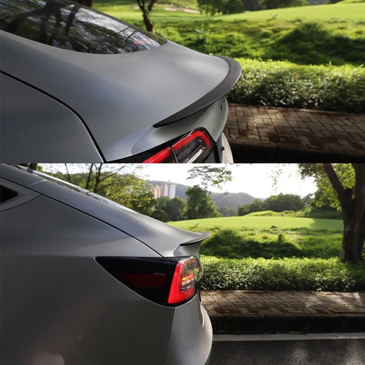 Tesla Model Y Spoiler Mat Zwart Performance Achterspoiler Auto Exterieur Accessoires Nederland België