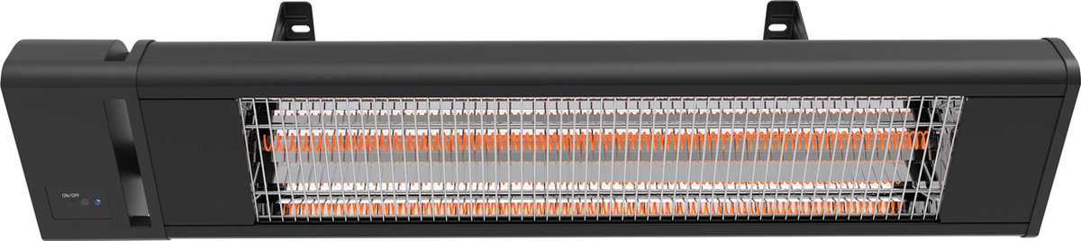 Quality Heating - Heater - terrasverwarmer hangend - terrasverwarmer elektrisch - terrasheater - afstandsbediening - 1800 Watt