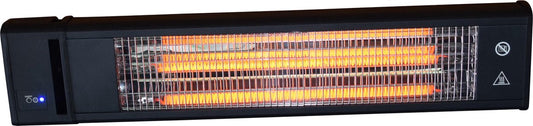 Quality Heating - Heater - terrasverwarmer hangend - terrasverwarmer elektrisch - terrasheater - afstandsbediening - 1800 Watt