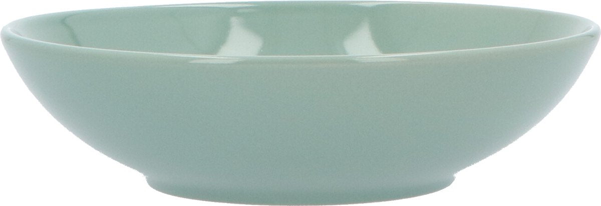 Earthenware Dinnerware Set for 6 persons, 18-piece - Mint Green