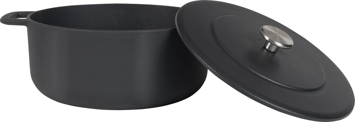 Combekk Sous Chef gietijzeren braadpan - 24cm - zwart