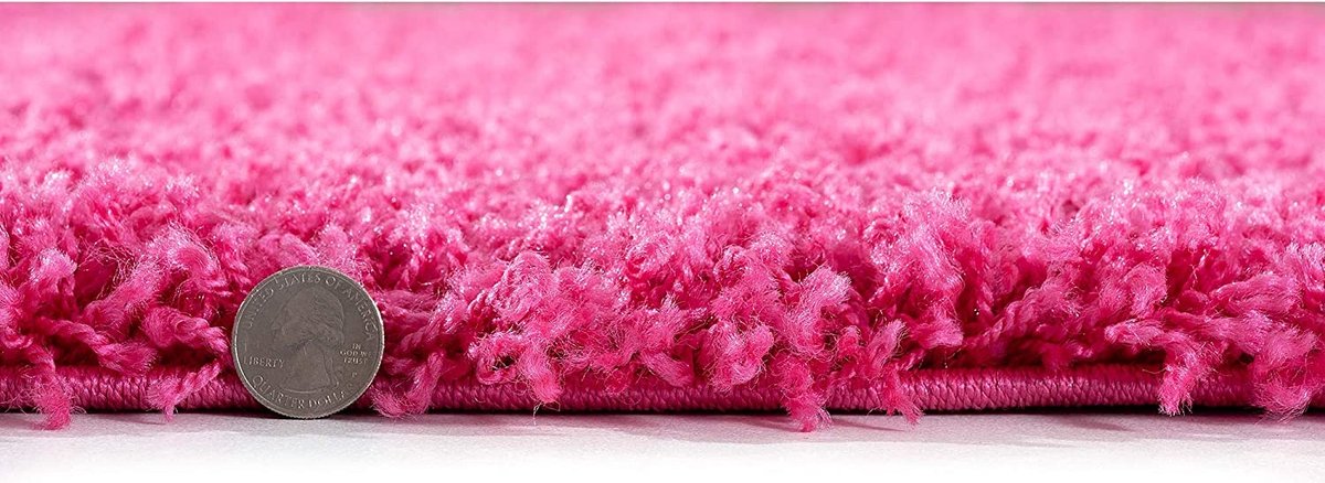 Loca Shaggy Vloerkleed Roze - 160x230 CM - Hoogpolig Vloerkleed - Tapijt Woonkamer, Slaapkamer
