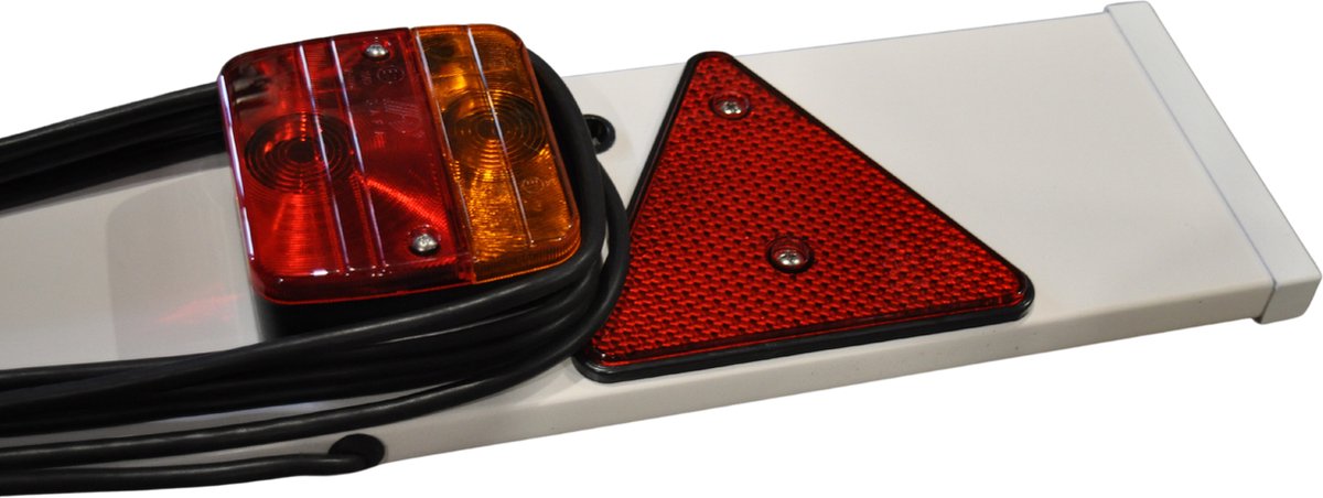 Complete light bar for trailer with 9 meter cable - 122 cm - 7 pole