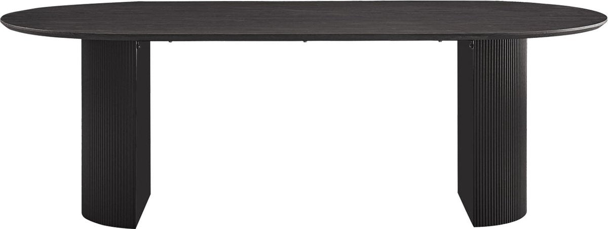 Dining table Odile Dark brown - MDF - Other - 230x110cm - Height 76 cm