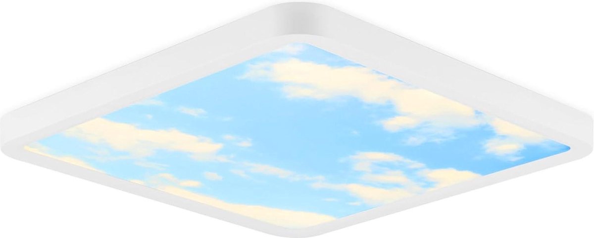 Bathroom Ceiling Light - Bathroom Lamp Ceiling LED Bedroom Lamp 23cm Children's Room - 4000K IP44 Square 23W Kitchen Hallway