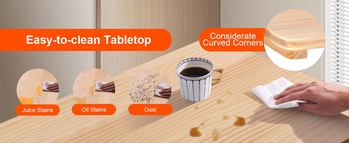 EliteNest® - Opvouwbare Wandtafel - Klaptafel - Ruimtebesparend Bureau - Draagkracht 45 kg - Massief Hout 80x60cm - Muurbevestiging - Inklapbaar - Zwevend - Werkblad - Eettafel - Multifunctioneel