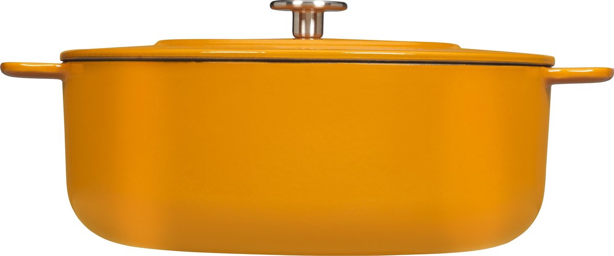 Combekk Sous Chef gietijzeren braadpan - 24cm - oranje