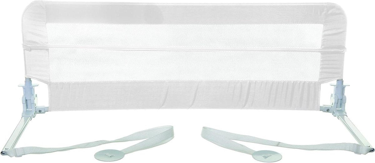 Bed Rails Guard Opvouwbaar Draagbaar Bed Veiligheidsbarrière - Kinderen Volwassenen - Harrogate - 109cm Breed 45,5cm Hoog - Wit Model F771