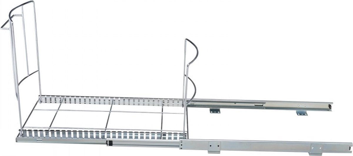 Pull-Out afvalemmer onderbouw keukenafvalbak met push-handgreep 16 kg draagvermogen Heavy-Duty vuilnisrecycling prullenbak voor keukenkast onder gootsteen