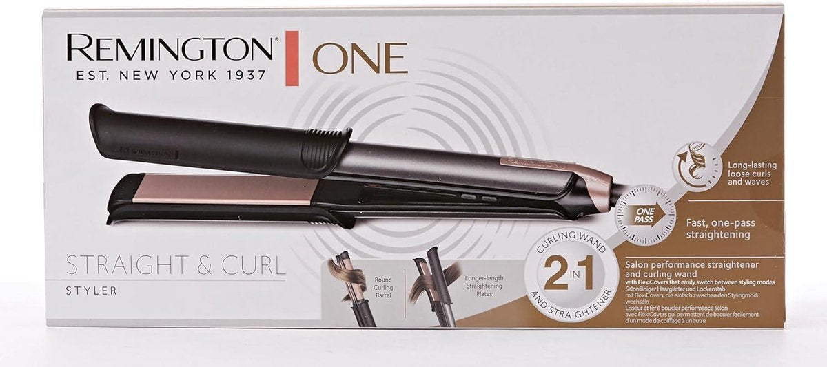 2in1 Multistyler Steil & Krul Styler - Steil/Krul Stand - Digitale Display - 150-230°C - Stijltang & Krultang