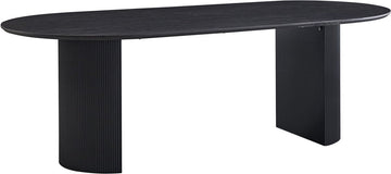 Eetkamertafel Odile Donkerbruin - MDF - Overig - 230x110cm - Hoogte 76 cm