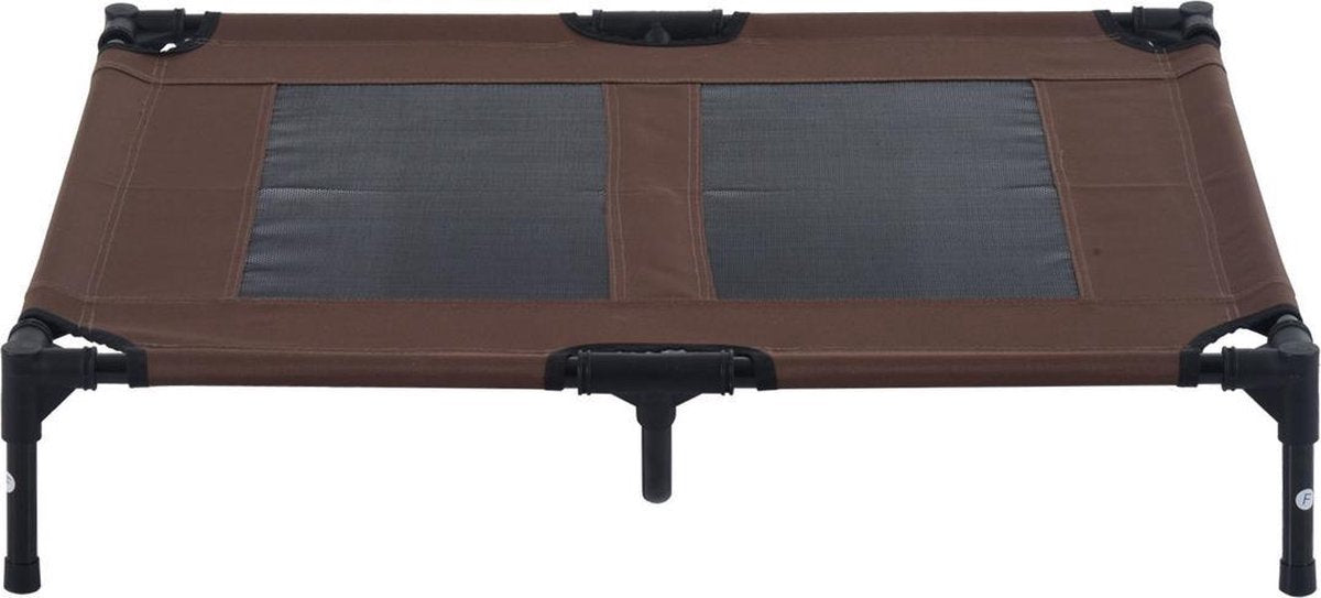 Dog bed - Dog stretcher - Dog sunbed - L - Portable - 92Lx76Wx18H cm - Brown