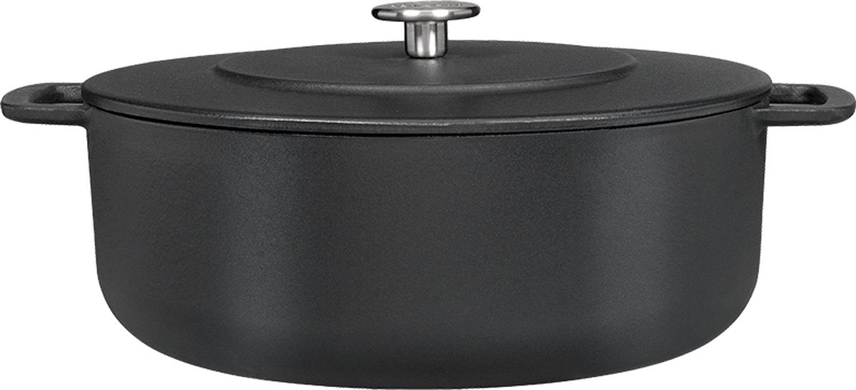 Combekk Sous Chef gietijzeren braadpan - 24cm - zwart