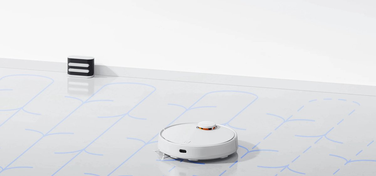 Xiaomi S12 Robotstofzuiger - LDS-lasernavigatie - 4000Pa Zuigkracht - Bedien via app