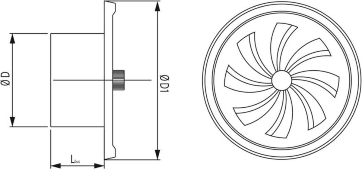 Lockable Grille Valve Round Ø100mm - Stainless Steel