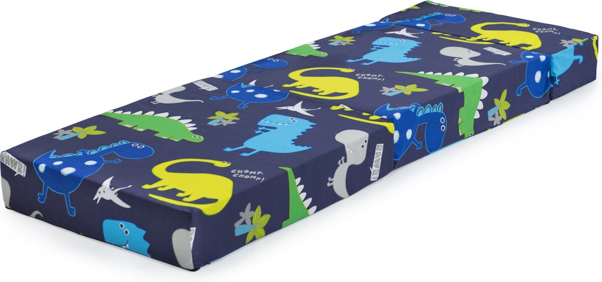 Kids Opvouwbare Matras - Logeermatras Opvouwbaar - Zetelbed - Kinderen Vouwmatras - Kinder Opvouwbaar Matras 1 Persoons - Logeerbed voor Kinderen