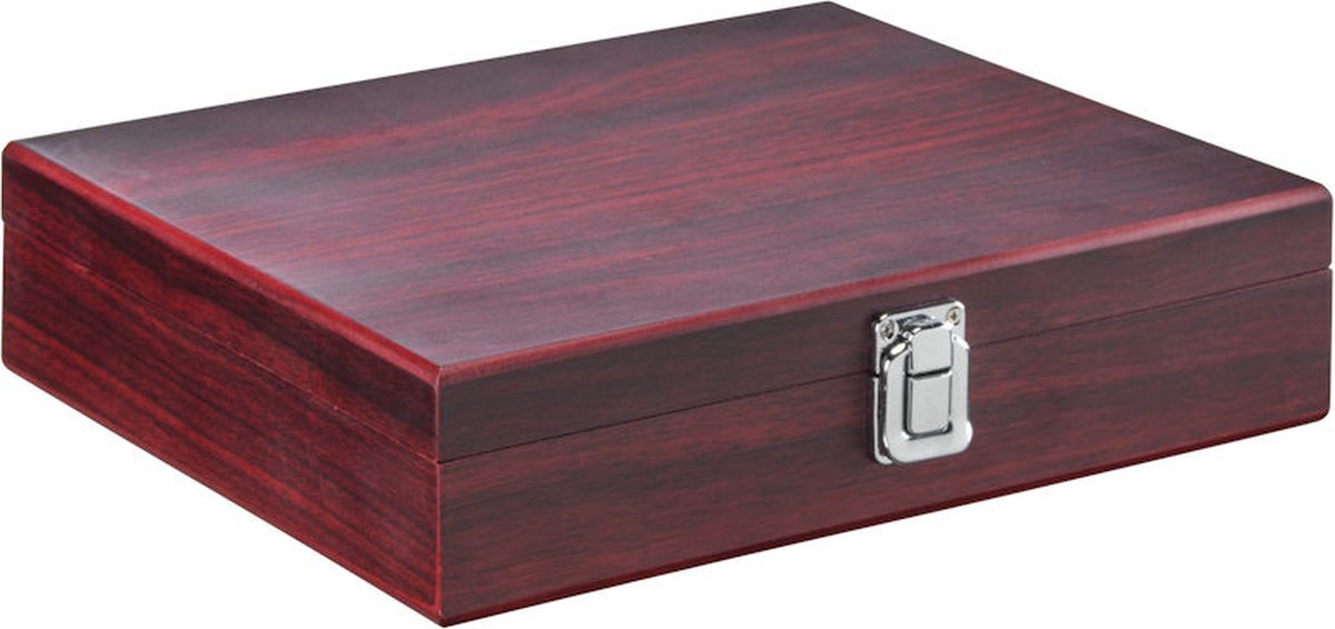10-Piece Luxury Wine Set - Wine Bottle Accessory Set - Wine Tools - Wine Corkscrew - In Luxury Wooden Storage Box - Gift Set