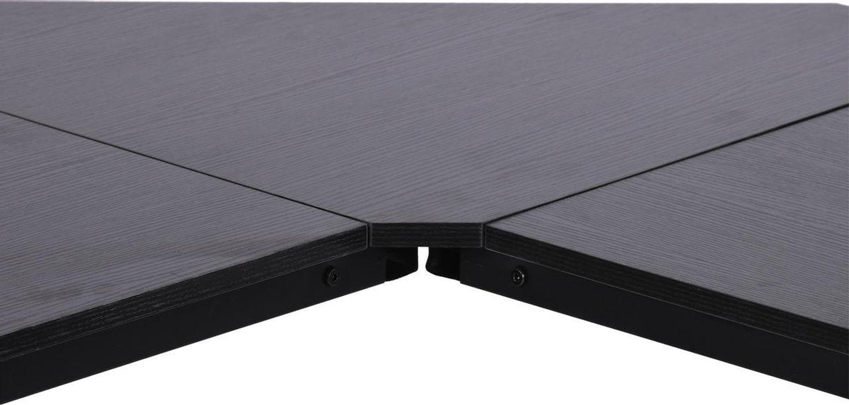 Hoekbureau - Computerbureau - Computertafel - Laptop Computer Hoek Meubel - Computermeubel - Gamemeubel - Zwart