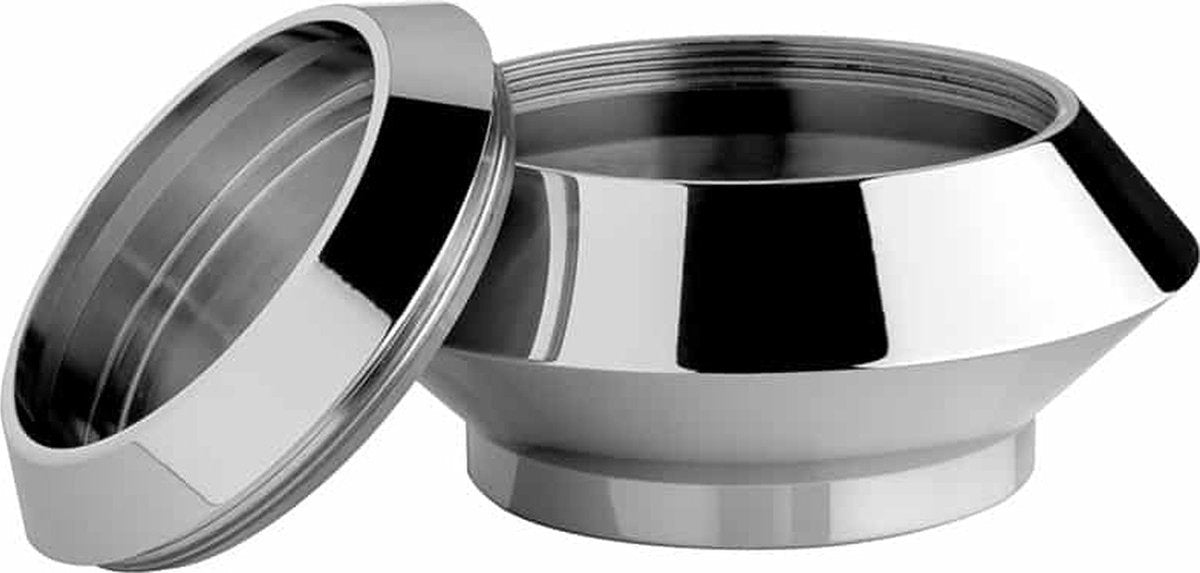 Mini urn - Theelichthouder - Zilverkleurig - Met theelichtje - Kaars