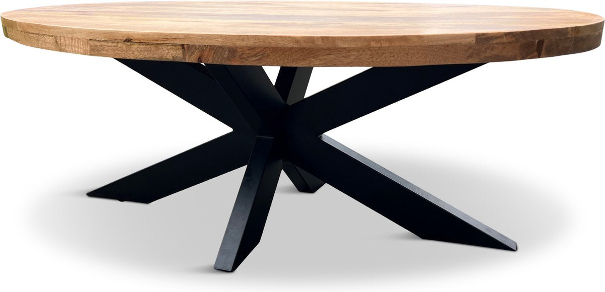 Salontafel Tulsa ovaal mango 120x70cm