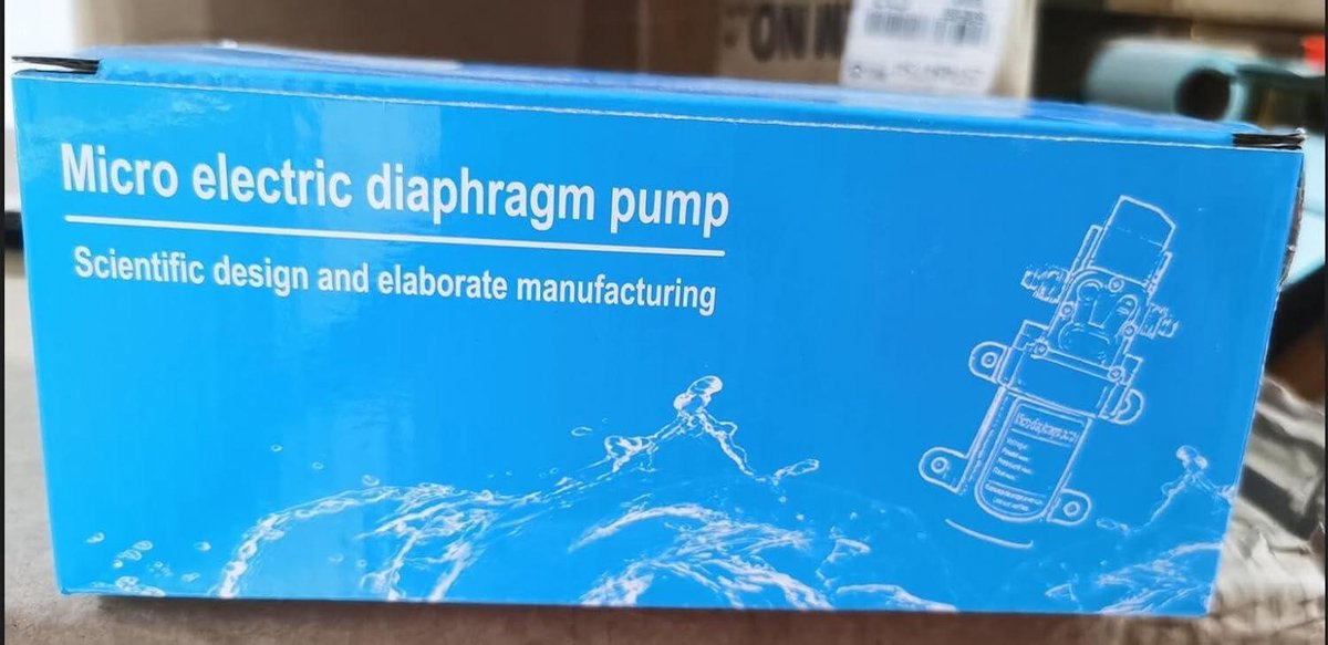 High Pressure Diaphragm Pump - 12V 7L/min 174 PSI - Self-priming - Camping/Boat/Landscaping/Vehicle/Caravan - Cleaning/Spraying
