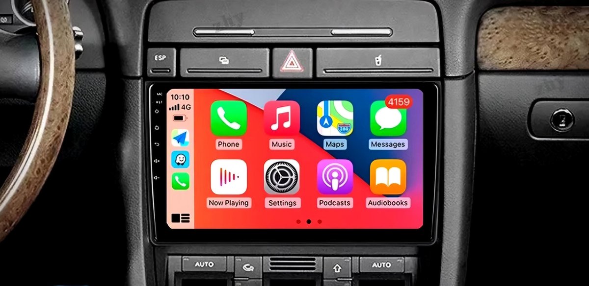 Audi A4 & Seat Exeo | 1999 - 2010 | 4GB & 64GB | Carplay & Android auto | Autoradio met navigatie | Radioscherm | 1999 2000 2001 2002 2003 2004 2005 2006 2007 2008 2009 2010 | B6 S4 B7 RS4