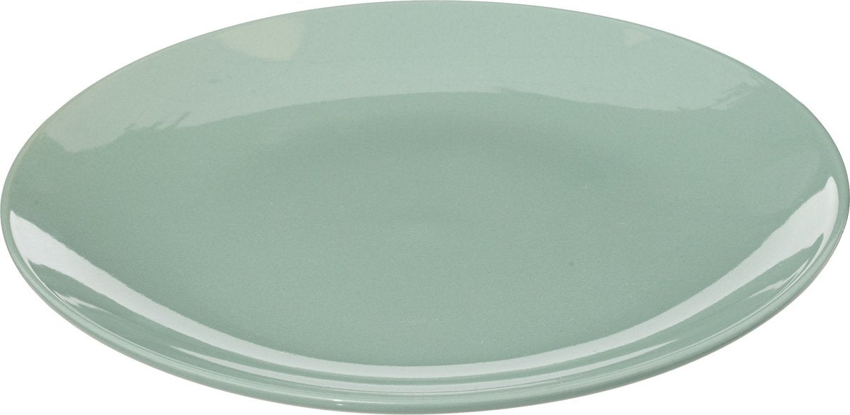 Earthenware Dinnerware Set for 6 persons, 18-piece - Mint Green