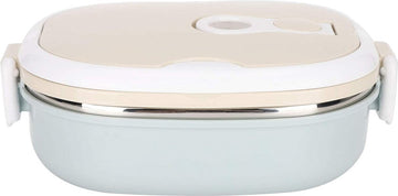 Thermische Bento-lunchbox met roestvrijstalen thermische isolatie, enkellaags 900 ml voedselcontainers voor kinderen, volwassenen, studenten, kinderen, houdt voedsel warm, geschikt voor werk, school, kantoor