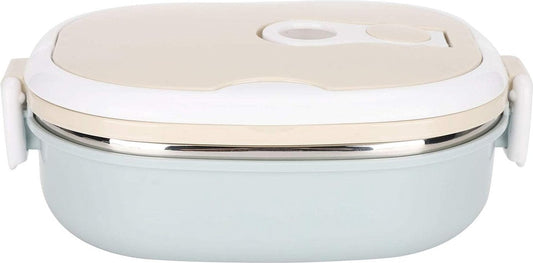 Thermos Bento-lunchbox met roestvrijstalen thermische isolatie, enkellaags 900 ml voedselcontainer voor kinderen, volwassenen, studenten, houdt voedsel warm, geschikt voor werk, school, kantoor