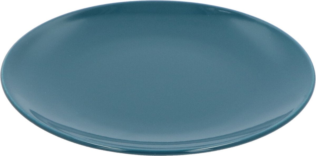 Porcelain Dinnerware Set 6 Person 18-piece - Petrol Blue