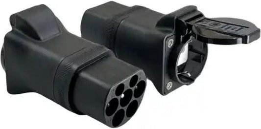 Type 2 naar Schuko adapter - Type 2 - 16A EV lader - Type 2 laadstation adapter - Type 2 Ontlader - Type 2 naar normaal stopcontact - Type 2 naar 230V - Type 2 adapter - Laadpunt naar normaal stopcontact
