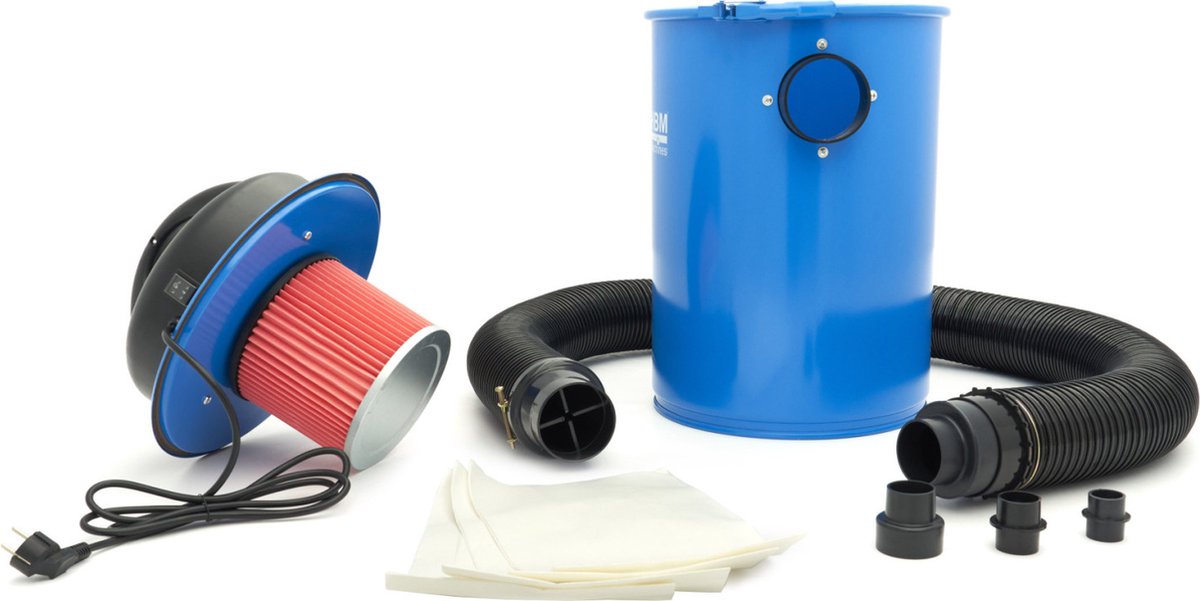 Portable Dust Extraction Unit 1100 Watt Construction Vacuum Cleaner / Dust Collector