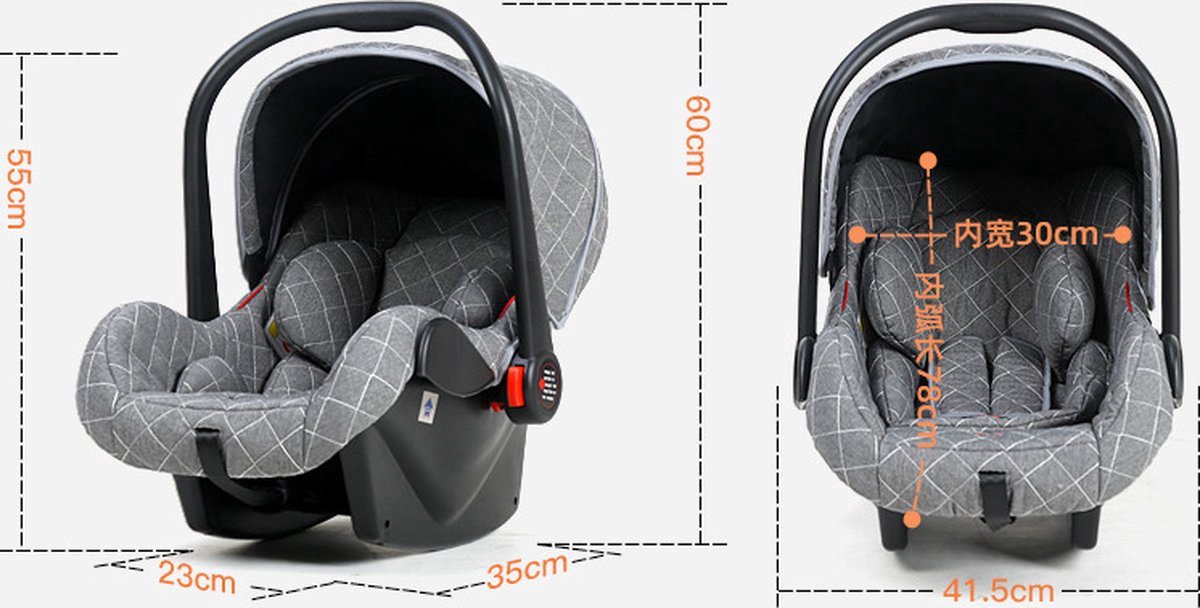Luxury multi-functional 3-in-1 stroller - Quality buggy - Foldable pushchair - Khaki