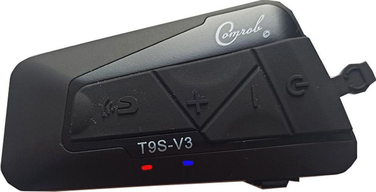 1 STUK - Motor headset intercom multifunctionele waterdichte bluetooth T9S-V3 -helm interphone max 1300 meter