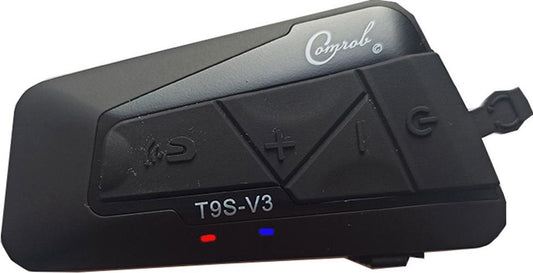 1 STUK - Motor headset intercom multifunctionele waterdichte bluetooth T9S-V3 -helm interphone max 1300 meter