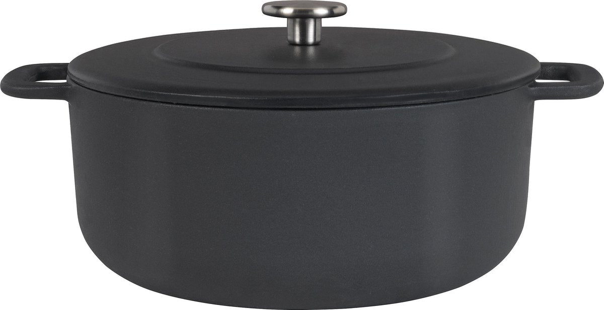 Combekk Sous Chef gietijzeren braadpan - 24cm - zwart