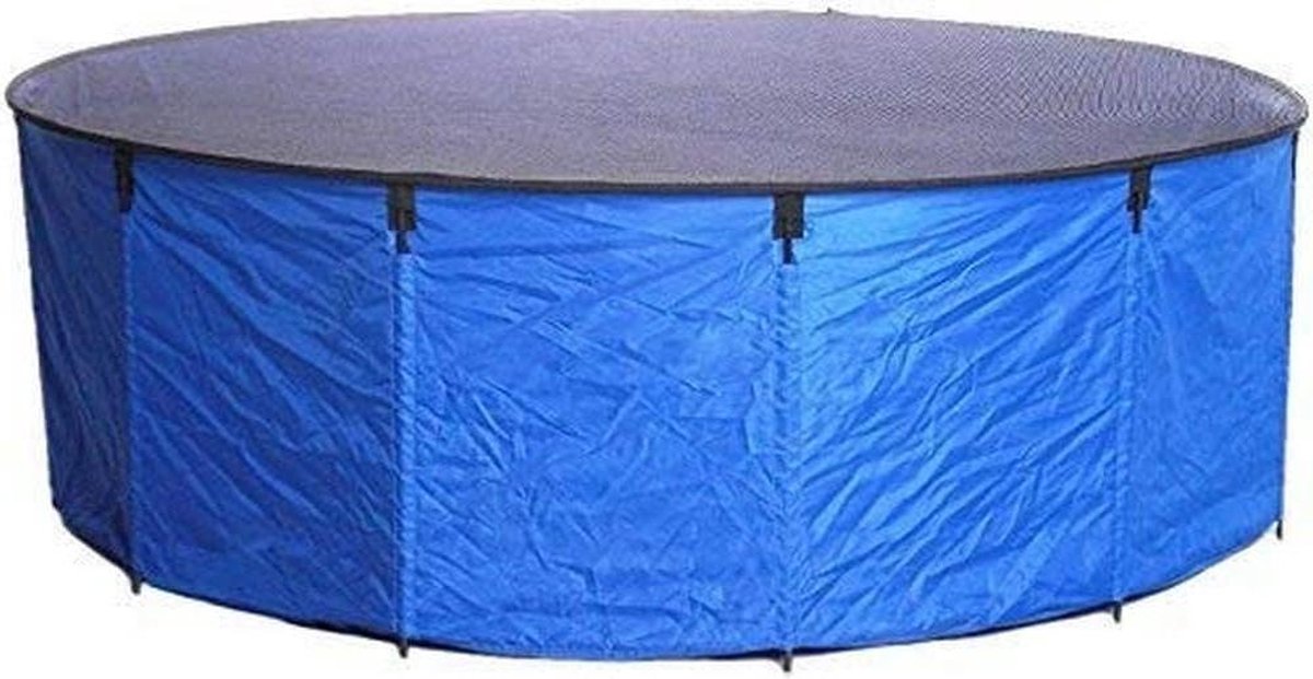 Vijverbak Aquaforte Flexibele vouwbak "Koi bowl" Ø 180 x H 60 cm blauw - incl. afdeknet - draagtas - 1500 liter Vijverbak