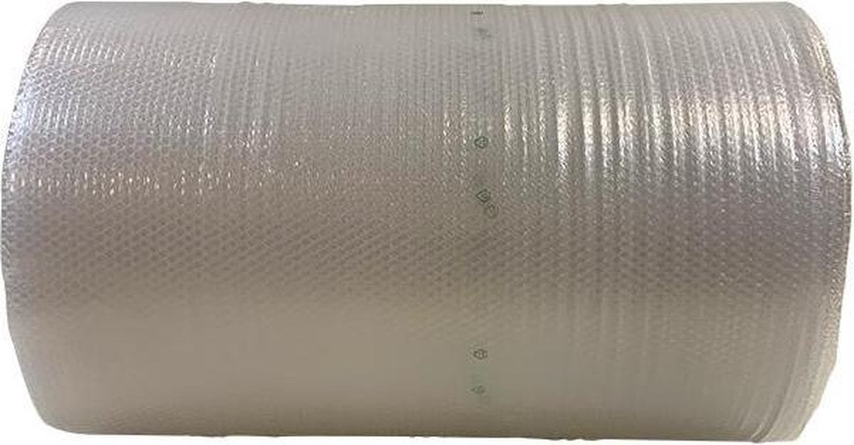 Goedkoopverhuismateriaal.nl - Noppenfolie lang groot - bubbeltjesplastic - Bubble Wrap - Extra sterk - inpakfolie - 1m x 100m